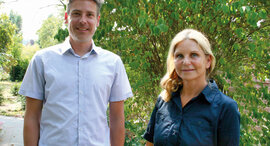 Regionaldirektor Christian Jungmann und Regionalgeschäftsführerin Anrdrea Massone