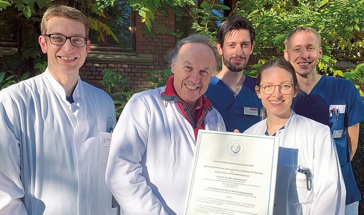 Team der Plastischen Chirurgie des Diakonie Krankenhauses