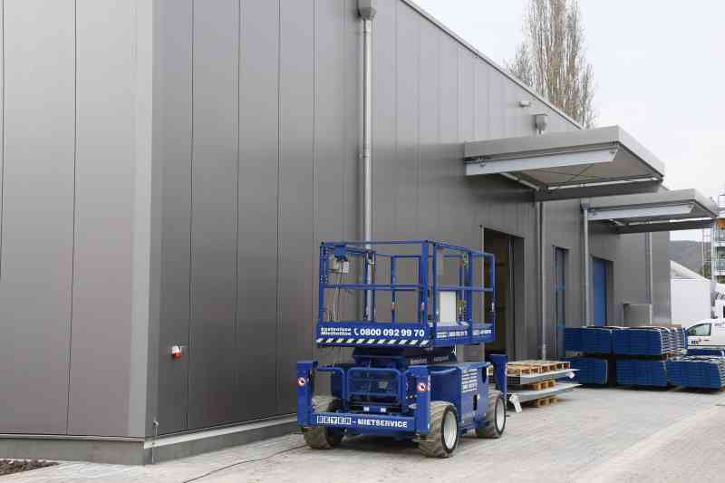 Neue Lagerhalle der Werkstätten der Stiftung kreuznacher diakonie