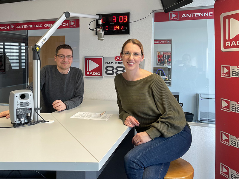 Julia Schneider, Fachschule für Sozialwesen der Stiftung kreuznacher diakonie, im Interview bei Antenne Bad Kreuznach