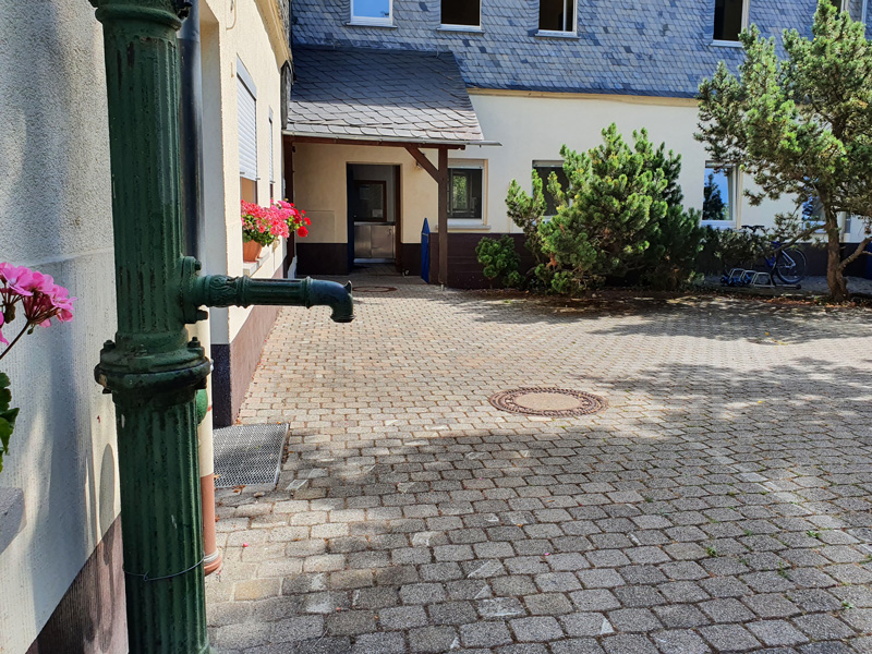 Blick in den Hof