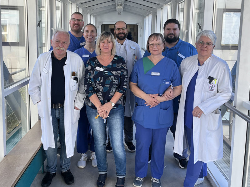 Ärzt*innen und Pflegende des Teams Neurologie am Diakonie Klinikum Neunkirchen