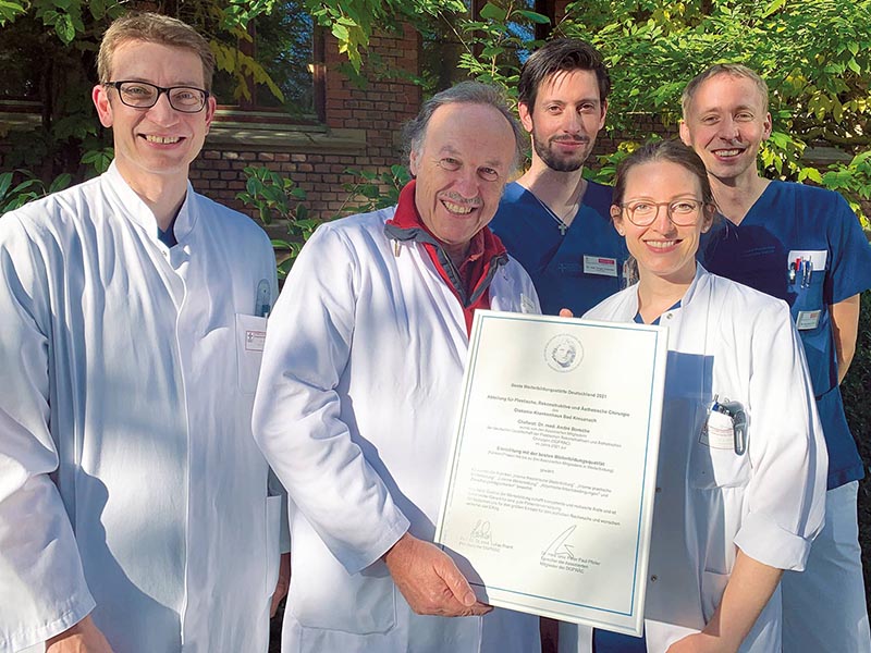 Team der Plastischen Chirurgie des Diakonie Krankenhauses