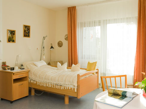 Blick in ein Bewohnerzimmer