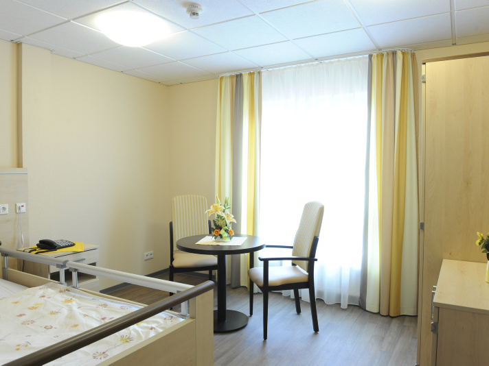 Einblick in ein Bewohnerzimmer