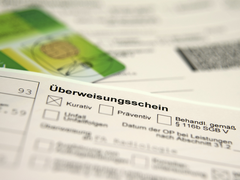 ßberweisungsschein